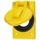 HUBBELL - Weatherproof Plate For 26CM10A 10 AMP Yellow