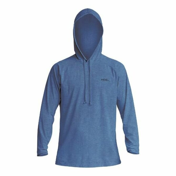 Xcel- Men's Heathered Ventx Hooded Pullover UV SP21