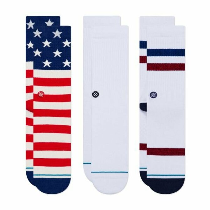 Stance - The Americana Crew Socks 3 Pack