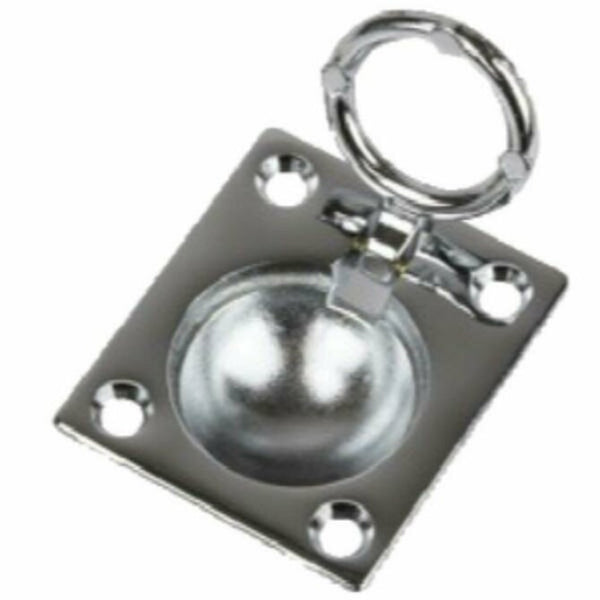 Sea Dog - Small Chrome Brass Pull Ring 1-3/4"