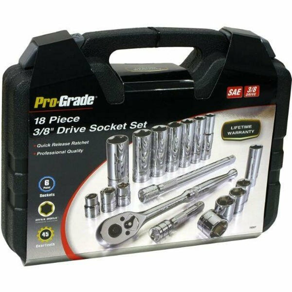 Socket - 18 Piece 3/8" Socket Set