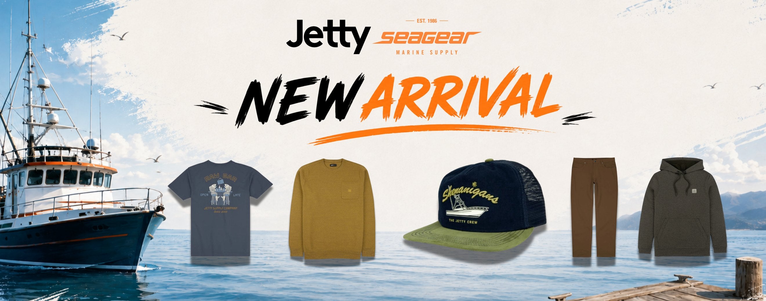 JETTY New Arrivals at Sea Gear