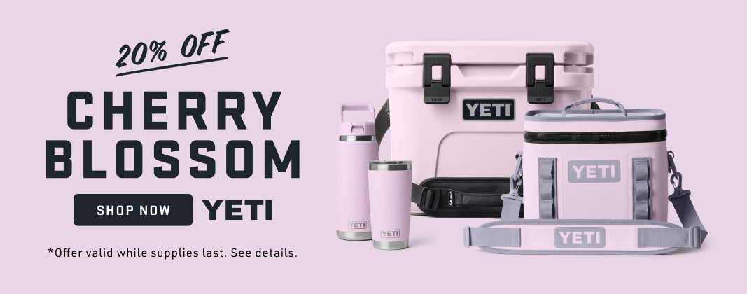 20% off YETI Cherry Blossom while supplies last