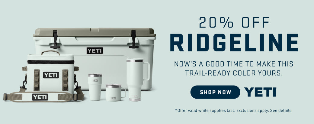 YETI Ridgeline 20% off